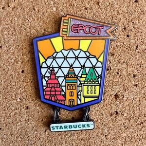 Disney Epcot Starbucks Mystery Pin - Norway